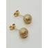 Kép 1/3 - 14 karátos arany gömb stekkeres fülbevaló