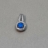 Kép 3/3 - Ezüst csepp alakú medál kék opállal 