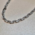 Kép 2/2 - Ezüst reszelt anker  lánc 