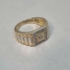 Kép 2/4 - Arany pecsétgyűrű cirkon kővel